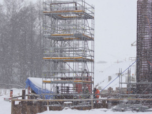 Foto ze stavby ze dne 11. 2.2021