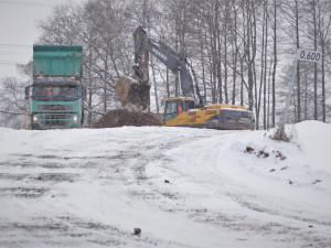 Foto ze stavby ze dne 11. 2.2021