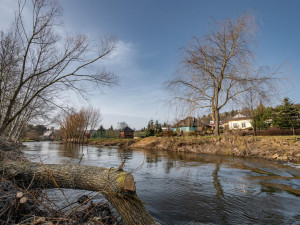 Přípravy pro stavbu při ulici Helenínská