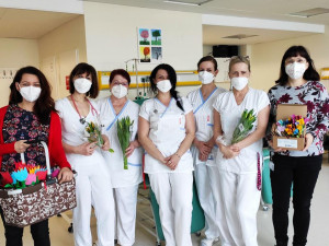 Tulipánový měsíc v jihlavské nemocnici už popáté. Pacienty onkologie potěšila květinová přání