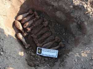Orba pole u Dobronína odhalila dvanáct dělostřeleckých min z druhé světové války
