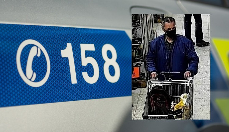 Muž v obchodě na Romana Havelky přišel o peněženku. Policie hledá muže z fotografií