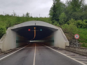 Jihlavský tunel je již zprůjezdněn, odstávka kvůli údržbě byla nakonec o deset hodin kratší