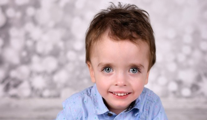 Tříletý Kubík z Polné na Jihlavsku