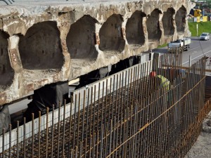 Rekonstrukce mostu na D1 u Bíteše jde podle plánu. Prohlédněte si aktuální stav prací