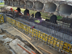 Rekonstrukce mostu na D1 u Bíteše jde podle plánu. Prohlédněte si aktuální stav prací