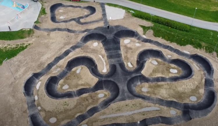 Jihlavský pumptrack už je zkolaudovaný