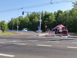 Úleva pro centrum, sjezd z přivaděče na ulici Romana Havelky se dneska oficiálně otevřel