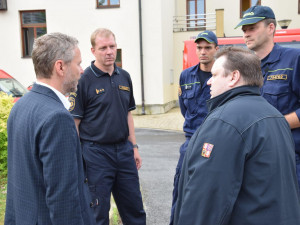 Na jižní Moravě pomohou i vysočinští hasiči, dneska ráno jich vyrazilo 24