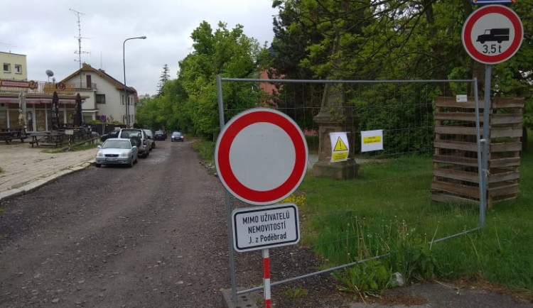 Ulice Jiřího z Poděbrad v Jihlavě