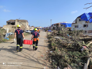 Hasiči z Vysočiny se vrací z moravských Hrušek. Do pomoci se zapojilo 152 příslušníků