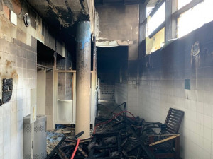 Po včerejším požáru je krytá část Vodního ráje do odvolání uzavřena, venkovní nejméně do zítřka