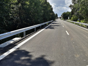 Opravovaný úsek silnice I/34 je hotový. Řidiči ho otestují už tuto sobotu
