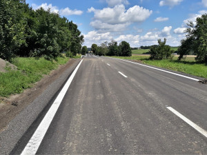 Opravovaný úsek silnice I/34 je hotový. Řidiči ho otestují už tuto sobotu