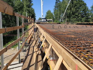 Rekonstrukce mostu na silnici II/602 pokročila. Podívejte se, jak to na místě vypadá