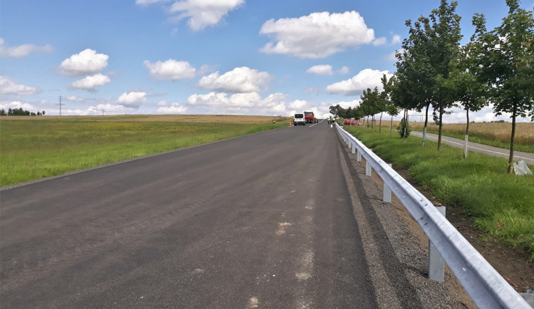 Opravovaný úsek silnice I/34 je hotový. Řidiči ho otestují už tuto sobotu
