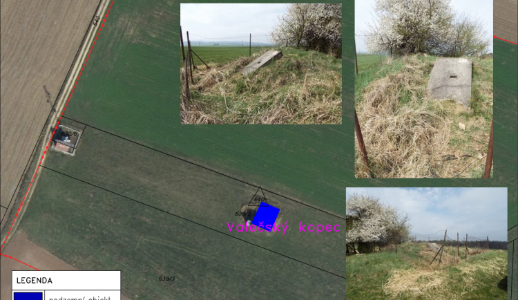 železobetonový úkryt na Třebíčsku