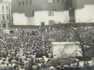 Revoluční plamen se v roce 1989 v Jihlavě rozhořel o týden později než v Praze