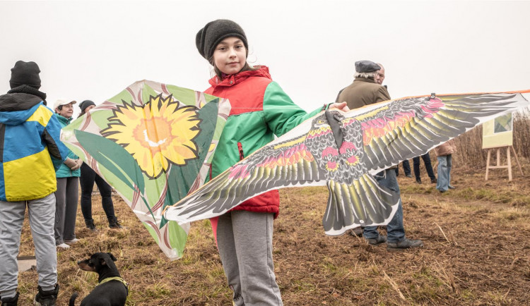 Novou alej v Jihlavě symbolicky otevřelo pouštění draků