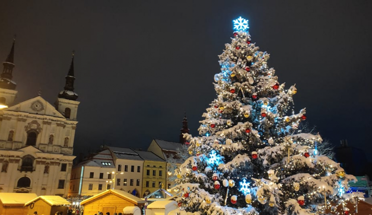 Také obce na Jihlavsku rozsvítily vánoční stromečky. Podívejte se do Jihlavy, Zborné nebo Třeště