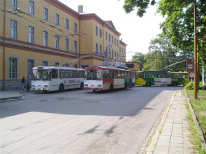 Srocení trolejbusů u nádraží, rok 2004