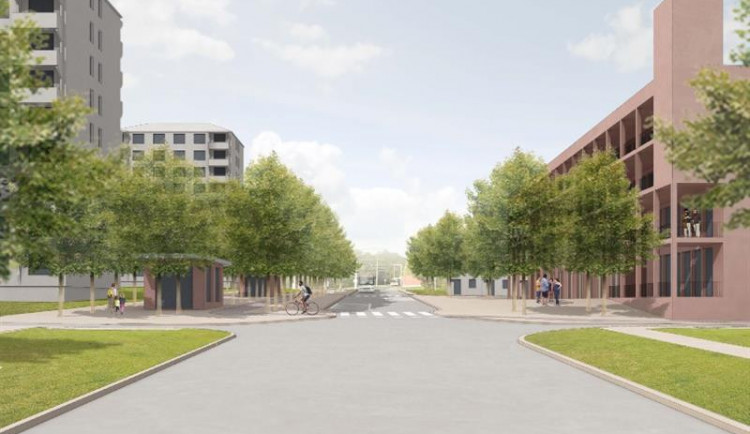 Vizualizace LC Dolina na ulici S. K. Neumanna