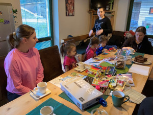 První den v brtnické improvizované školce