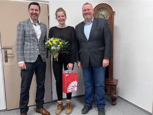 Andrea Klementová na třebíčské radnici