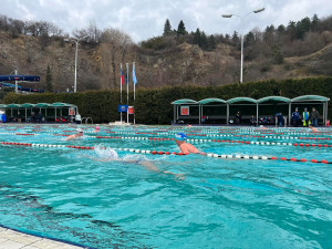 Andrea Klementová na Mistrovství ČR v zimním plavání