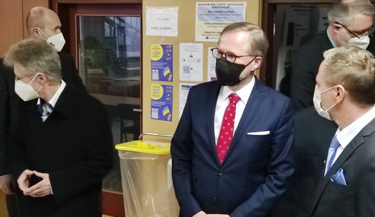Petr Fiala na Vysočině: Premiéři při cestě do Kyjeva dodržovali bezpečnostní doporučení