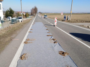 Výstavba protihlukové stěny v Radostíně začala. Řidiče na I/38 čeká částečné omezení