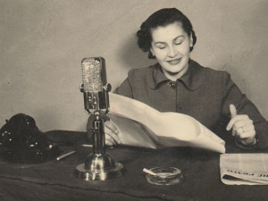 V rozhlase, 1952, zdroj: archiv rodiny