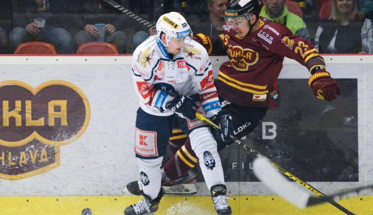 No Žukov, no party. Kladno trestalo chyby a fauly Jihlavy, po výhře 2:7 má tři mečboly na ukončení baráže