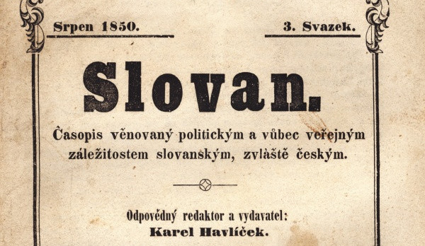 Karel Havlíček žurnalista. Uběhlo 172 let od vydání prvního Slovanu, který je považován za vrchol jeho tvorby
