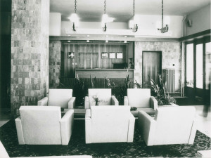 Interiér hotelu v minulosti