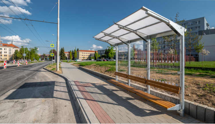 Ve středu bude do provozu uvedena nová zastávka u nemocnice.