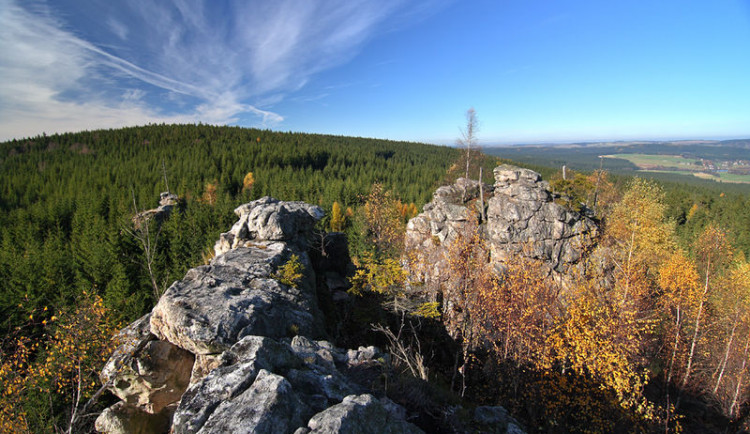 Malinská skála ve Žďárských vrších