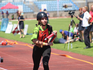 Takové vítězství pro všechny, říká hasička Julie, která si na Jihlavsko z MČR dovezla stříbrnou medaili