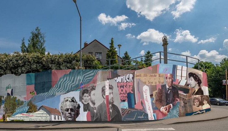 ANKETA: Jihlava bude mít zeď Gustava Mahlera. Poblíž Cityparku se na ní objeví velkoformátová malba