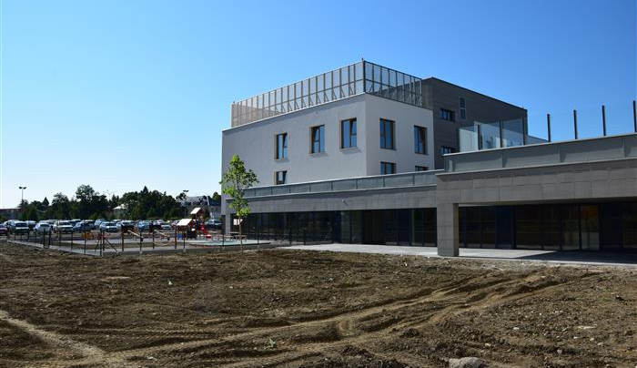 PHOTO: The nursing home in Jihlava is nearing completion.  There will also be a cafe and a kindergarten class