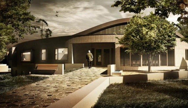 Budoucí podoba nového domova pro seniory v Novém Městě na Moravě (vizualizace)