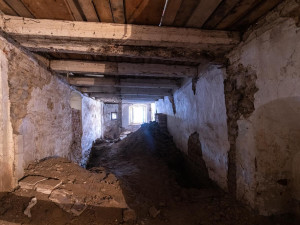 Opravovaný dům na náměstí v Jihlavě přinesl další unikátní objev. Střep s motivem ježka