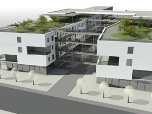 Areál jihlavské nemocnice se promění, vyroste v něm nový pavilon a parkovací dům pro 400 aut. Podívejte se na plány