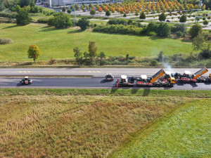 FOTO: Za deset dní se řidičům částečně otevře jihlavský přivaděč. Prohlédněte si aktuální fotky z oprav