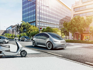 Ilustrační obrázky k tématu elektromobility.