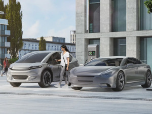 Ilustrační obrázky k tématu elektromobility.