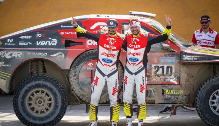Jihlavan Martin Prokop šestým místem na Rallye Dakar vyrovnal svoje a české maximum