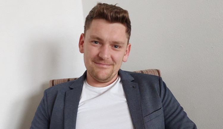 Ondřej Fanta se svou knihou