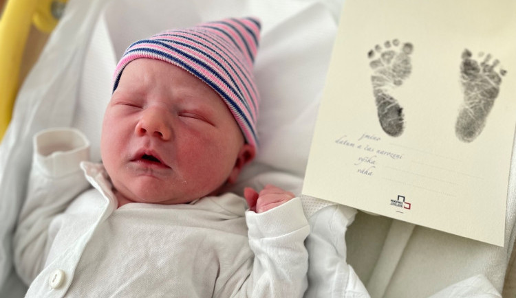 Novinka z jihlavské porodnice. Rodiče si tu mohou nechat otisknout nožičku svého miminka 