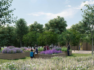 Modernizace třebíčského Hrádku. Kromě bylinek a květinových luk přibude veřejný gril a posezení